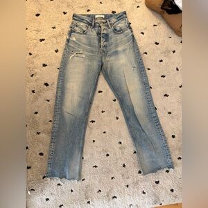 Moussy Vintage Faded Blue Denim